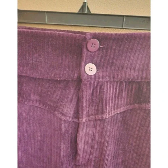 Free People Roxy Ribbed Midi Pencil Skirt Zip Front Purple Plum So Soft Size XS - Picture 3 of 6